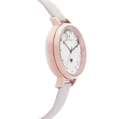 OUI & ME Petite Fleurette Analogue White Round Dial Women's Watch- ME010139