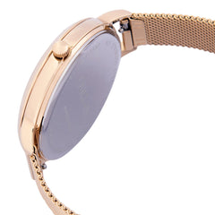OUI & ME Grande Fleurette Analogue Yellow Gold Round Dial Women's Watch- ME010151
