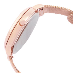 Oui & Me Grande Fleurette Analogue Pink Round Dial Women's Watch- ME010155