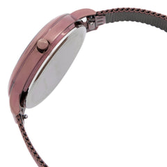 Oui & Me Fleurette Analogue Red Round Dial Women's Watch- ME010159