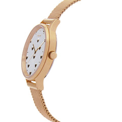 OUI & ME Minette Analogue Yellow Gold Round Dial Women's Watch- ME010171