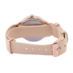 OUI & ME Petite Bichette Analogue Rose Gold Round Dial Women's Watch- ME010174