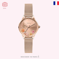 OUI & ME Minette Analogue Rose Gold Round Dial Women's Watch- ME010177