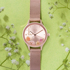 OUI & ME Minette Analogue Rose Gold Round Dial Women's Watch- ME010177