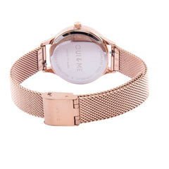 OUI & ME Minette Analogue Rose Gold Round Dial Women's Watch- ME010177