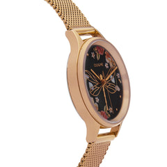 OUI & ME Minette Analogue Black Round Dial Women's Watch- ME010178