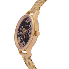 OUI & ME Minette Analogue Black Round Dial Women's Watch- ME010178