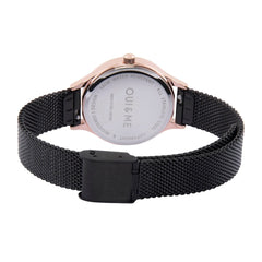 OUI & ME Minette Analogue Black Round Dial Women's Watch- ME010182