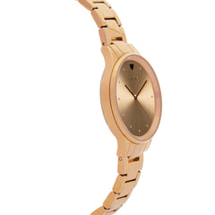 OUI & ME Petite Bichette Analogue Yellow Gold Round Dial Women's Watch- ME010215