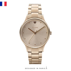 OUI & ME Petite Bichette Analogue Yellow Gold Round Dial Women's Watch- ME010215