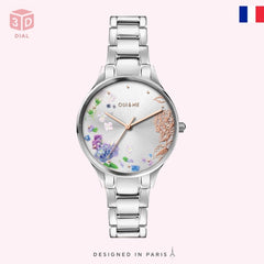 OUI & ME Petite Bichette Analogue Silver Round Dial Women's Watch- ME010216