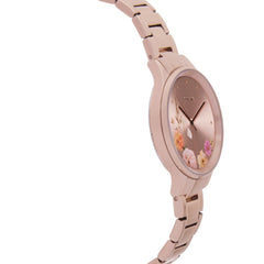 OUI & ME Petite Bichette Analogue Rose Gold Round Dial Women's Watch- ME010217