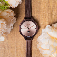 OUI & ME Petite Amourette Analogue Rose Gold Round Dial Women's Watch- ME010221