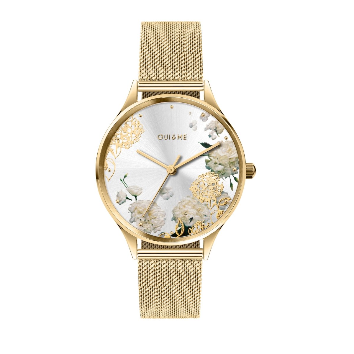 OUI & ME Bichette Analog Silver Round Dial Women's Watch- ME010230
