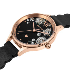 OUI & ME Bichette Analog Black Round Dial Women's Watch- ME010241