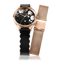 OUI & ME Bichette Analog Black Round Dial Women's Watch- ME010241