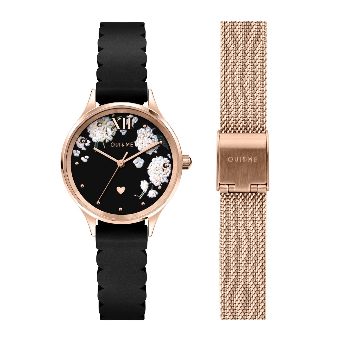 OUI & ME Bichette Analog Black Round Dial Women's Watch- ME010241