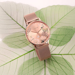 OUI & ME Bichette Analog Rose Gold Round Dial Women's Watch- ME010252