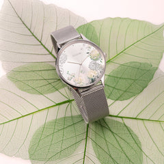 OUI & ME Bichette Analog Silver Round Dial Women's Watch- ME010253