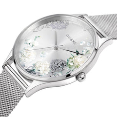OUI & ME Bichette Analog Silver Round Dial Women's Watch- ME010253