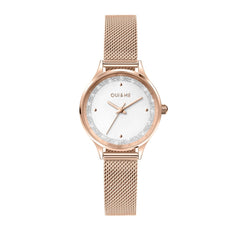 OUI & ME Bichette Analog White Round Dial Women's Watch- ME010268