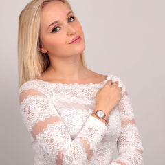 OUI & ME Bichette Analog White Round Dial Women's Watch- ME010268