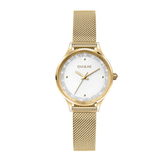 OUI & ME Bichette Analog White Round Dial Women's Watch- ME010269