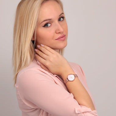 OUI & ME Bichette Analog Pink Round Dial Women's Watch- ME010272