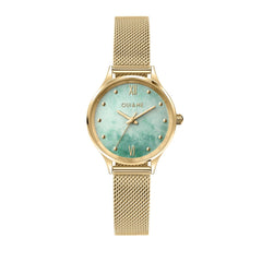 OUI & ME Bichette Analog Green Round Dial Women's Watch- ME010273