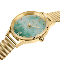 OUI & ME Bichette Analog Green Round Dial Women's Watch- ME010273