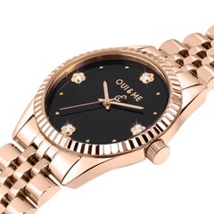OUI & ME Coquette Analog Black Round Dial Women's Watch- ME010276