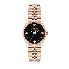 OUI & ME Coquette Analog Black Round Dial Women's Watch- ME010276