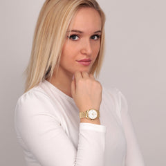 OUI & ME Coquette Analog White Round Dial Women's Watch- ME010277