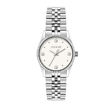 OUI & ME Coquette Analog White Round Dial Women's Watch- ME010278