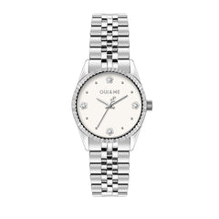 OUI & ME Coquette Analog White Round Dial Women's Watch- ME010278