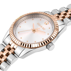 OUI & ME Coquette Analog Silver Round Dial Women's Watch- ME010280