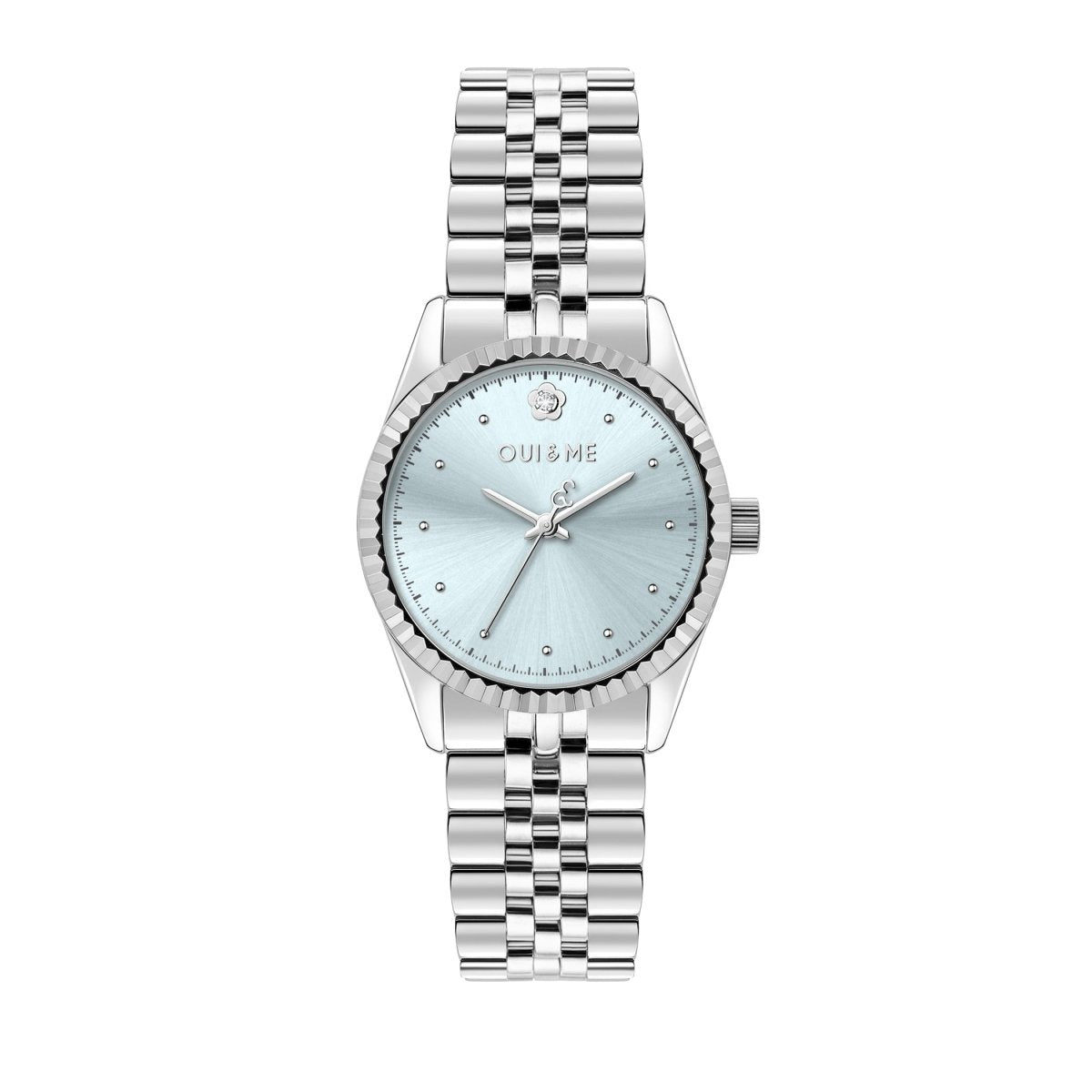OUI & ME Coquette Analog Blue Round Dial Women's Watch- ME010281