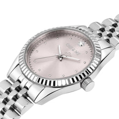 OUI & ME Coquette Analog Silver Round Dial Women's Watch- ME010284