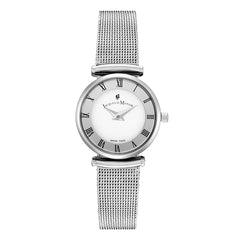 JACQUES DU MANOIR Jasmina Swiss Made Analogue White Round Dial Women's Watch- MICM.10