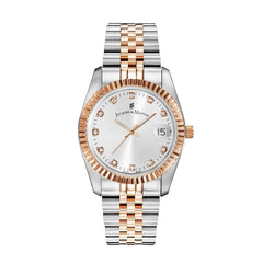 JACQUES DU MANOIR Inspiration Swiss Made Analogue Silver Round Dial Women's Watch- NRO.23