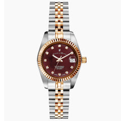 JACQUES DU MANOIR Inspiration Swiss Made Analogue MOP Round Dial Women's Watch- NRO.44