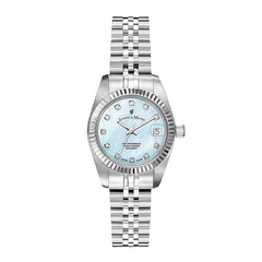 JACQUES DU MANOIR Inspiration Swiss Made Analogue MOP Round Dial Women's Watch- NRO.48