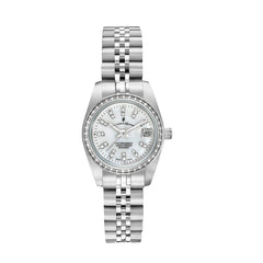 JACQUES DU MANOIR Inspiration Swiss Made Analogue MOP Round Dial Women's Watch- NROP.02