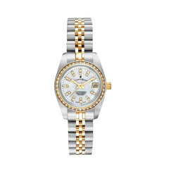 JACQUES DU MANOIR Inspiration Swiss Made Analogue White Round Dial Women's Watch- NROP.08