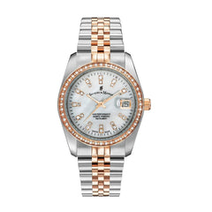 JACQUES DU MANOIR Inspiration Swiss Made Analogue White Round Dial Women's Watch- NROP.23