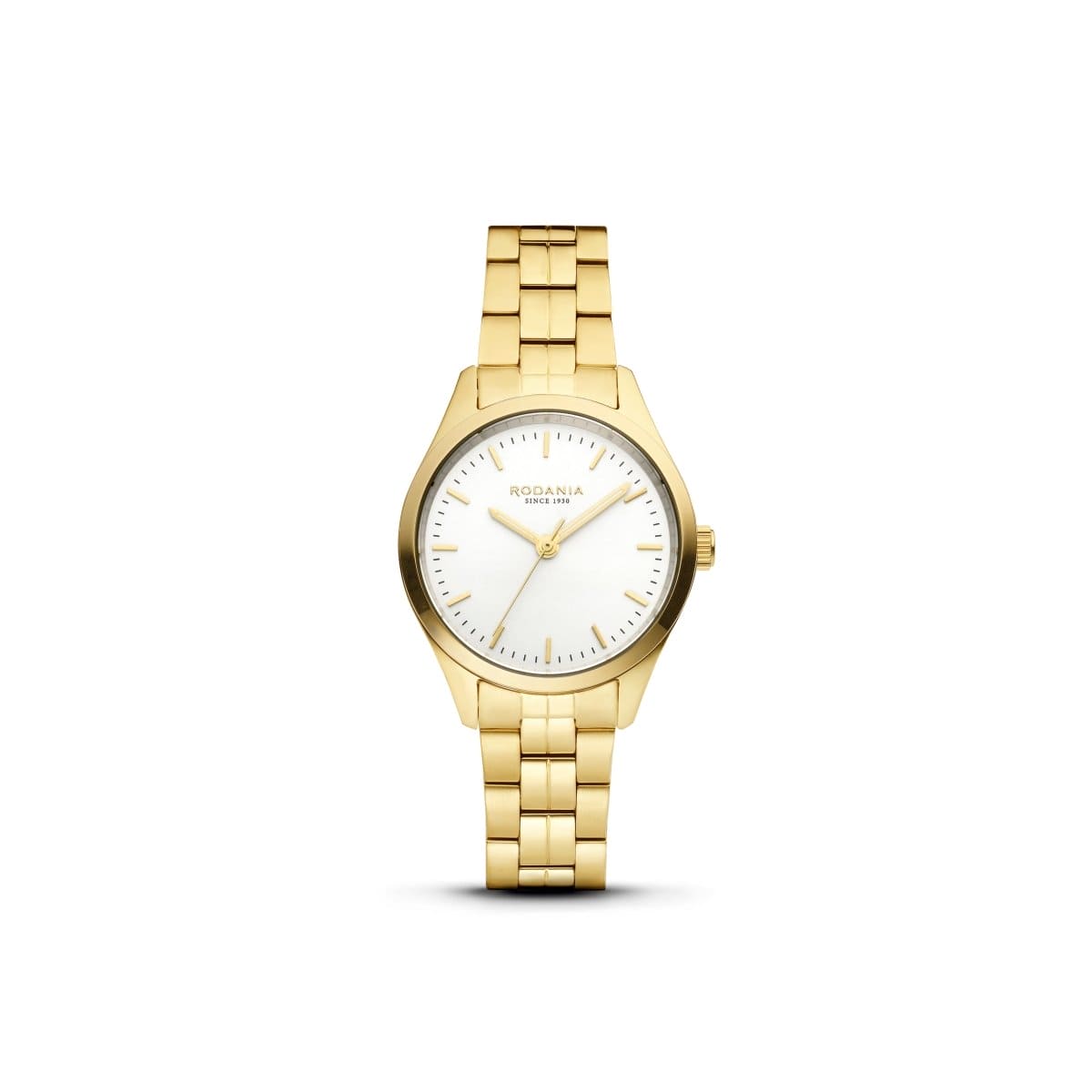 RODANIA Geneva Swiss Made Analog White Round Dial Women's Watch- R12004