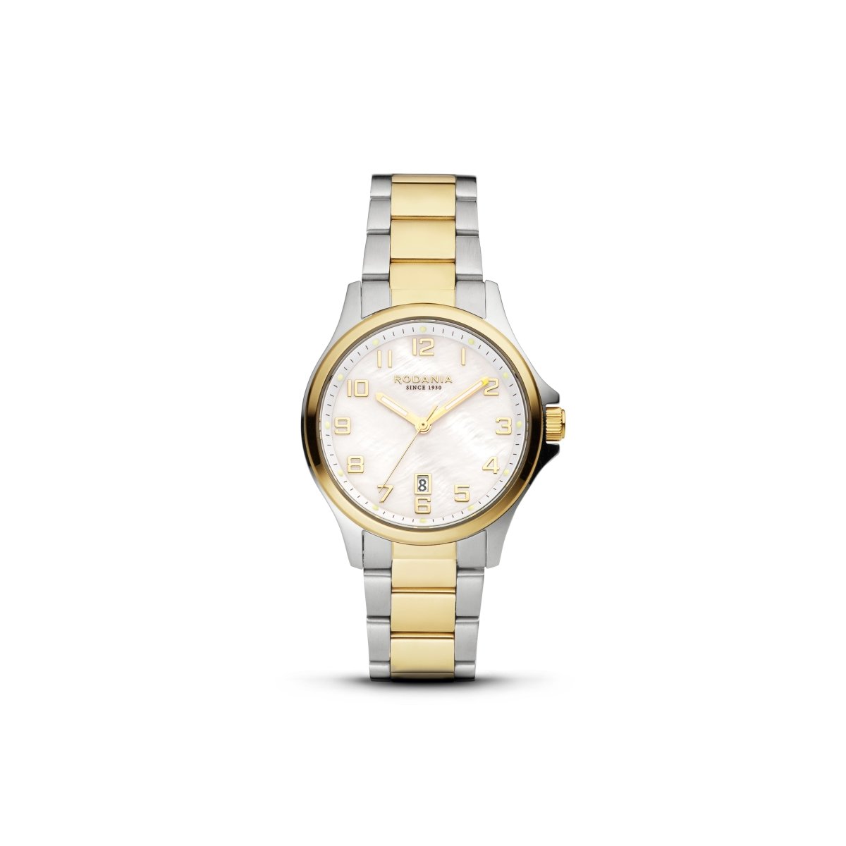 RODANIA Bellinzona Swiss Made Analog MOP Round Dial Women's Watch- R13006