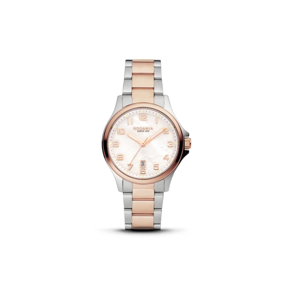 RODANIA Bellinzona Swiss Made Analog MOP Round Dial Women's Watch- R13007