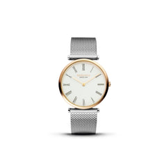 RODANIA Lugano Swiss Made Analog White Round Dial Women's Watch- R14009