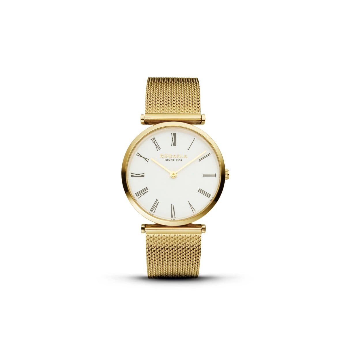 RODANIA Lugano Swiss Made Analog White Round Dial Women's Watch- R14012